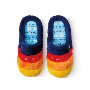 ALDI GEAR SZ LADIES 5/6 WINTER COLLECTION 2023 Multi Stripe Slippers